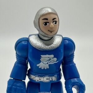 Fisher Price Imaginext Eagle Knight Action Figure Blue Silver Medieval Toy